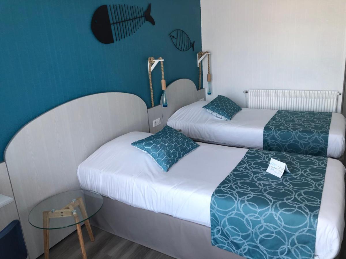 Hotel La Cote Oceane- 250 M Plage サン・ジャン·ド・モン エクステリア 写真