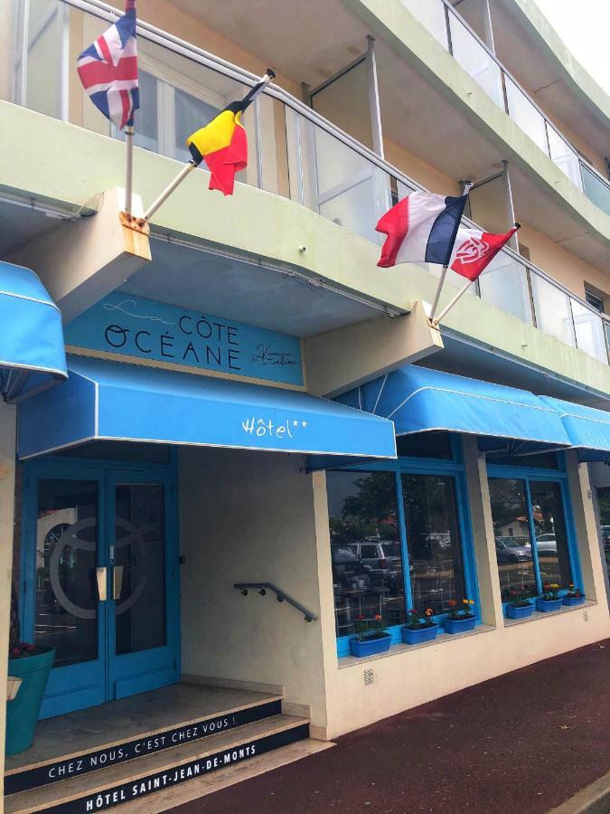 Hotel La Cote Oceane- 250 M Plage サン・ジャン·ド・モン エクステリア 写真